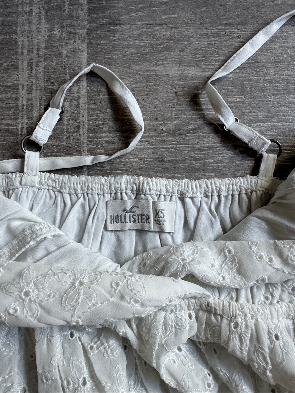 Hollister Eyelet Babydoll Top - Picture 3 of 4